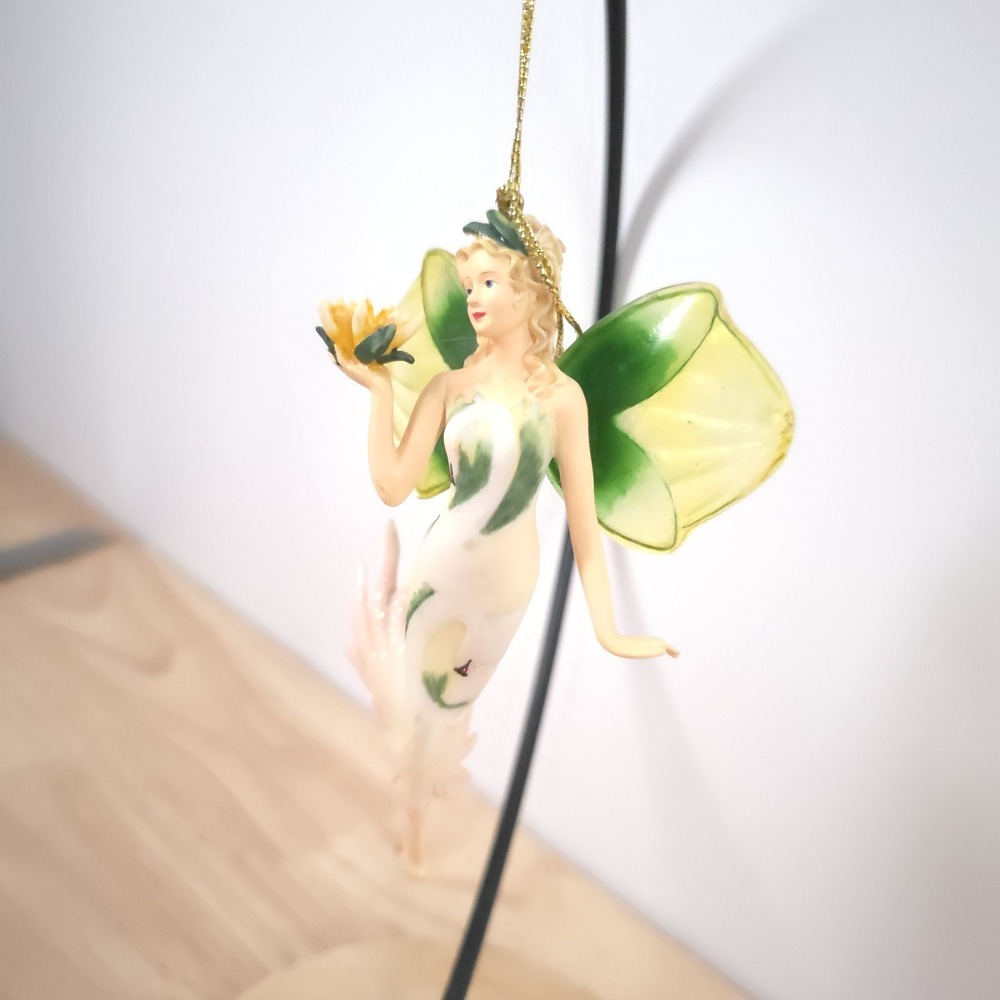 Fairy Ornament On Wings of Light "Swan's Graceful Dance" Ashton Drake - Picture 3 of 8